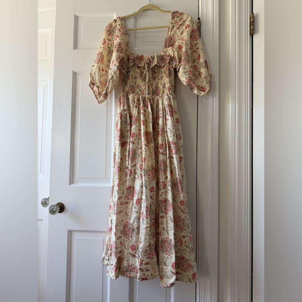 Free People Smocked Dress (size XS) - Picture 3 of 4